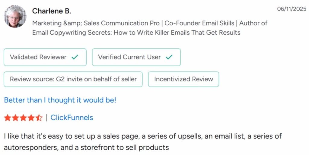ClickFunnels 1st user review