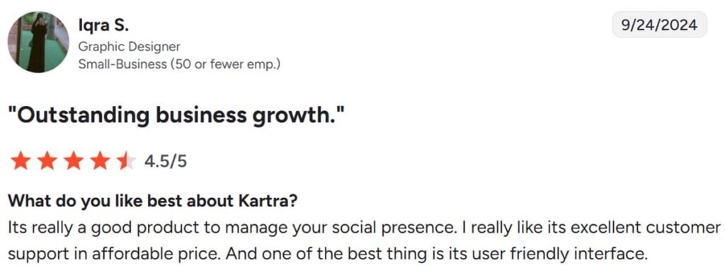 Kartra 2nd user review